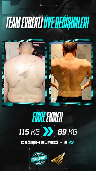 fitness programı sonrası gelişim