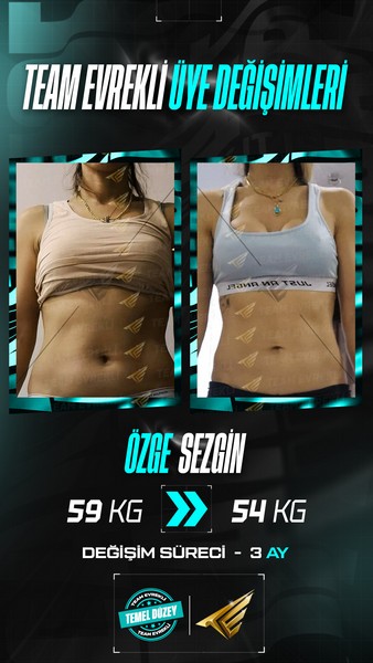 sporcu fizik gelişimi before after