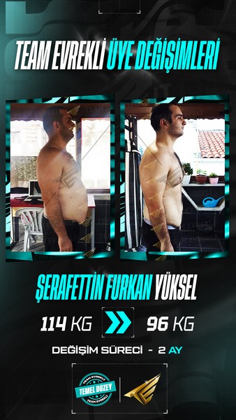 fitness progress before after