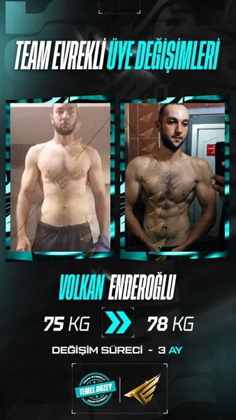 fitness eğitim sonucu değişim