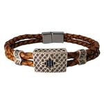ConceptLuxe® Mühür Erkek Bileklik Açık Kahverengi