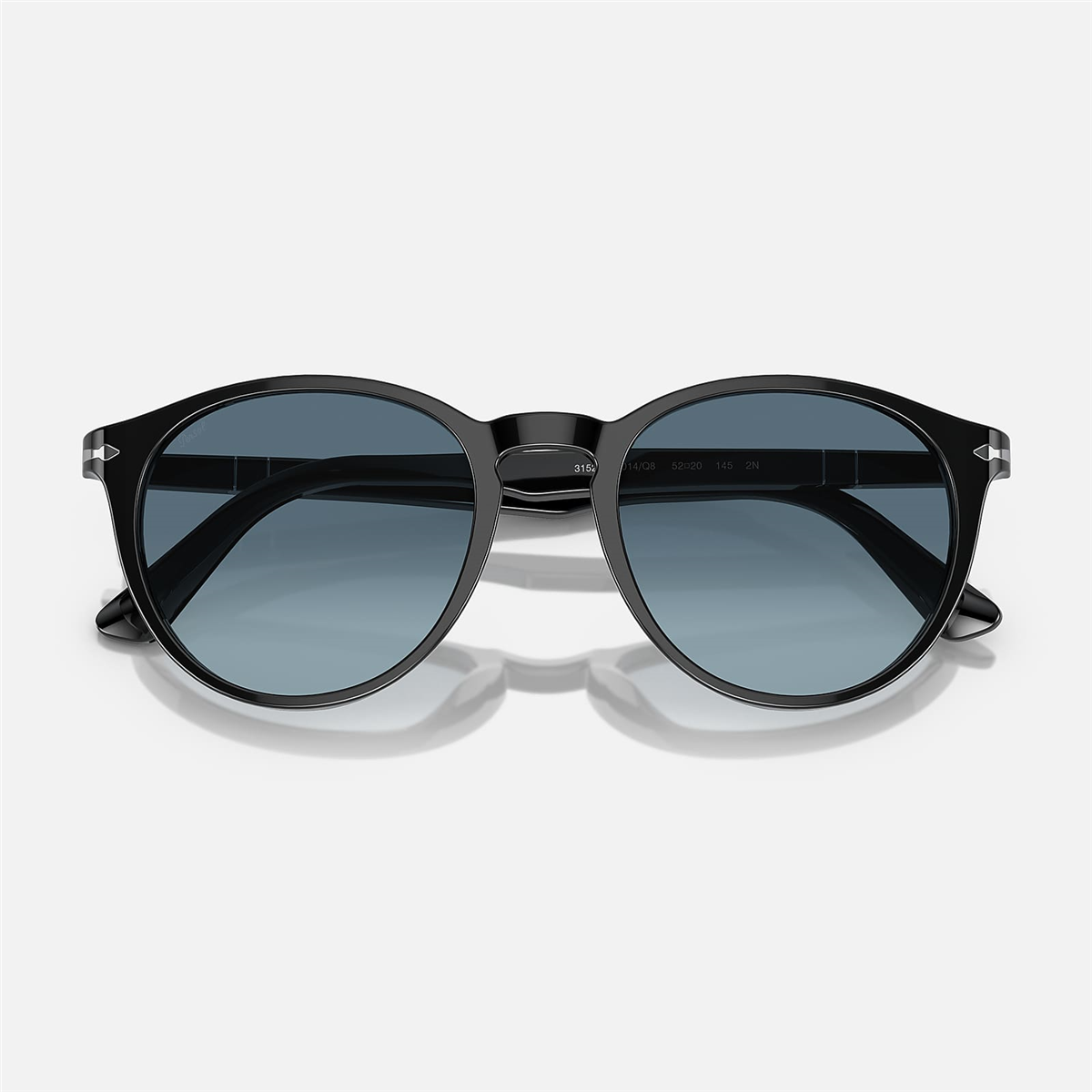 Persol Galleria PO 3152S 9014Q8 52 - Siyah Erkek Güneş Gözlüğü