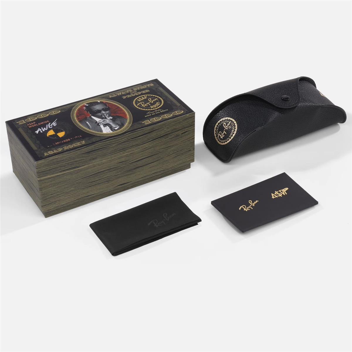 Ray-Ban x A$AP Rocky RB 3927 001/33 54 - Altın Unisex Güneş Gözlüğü
