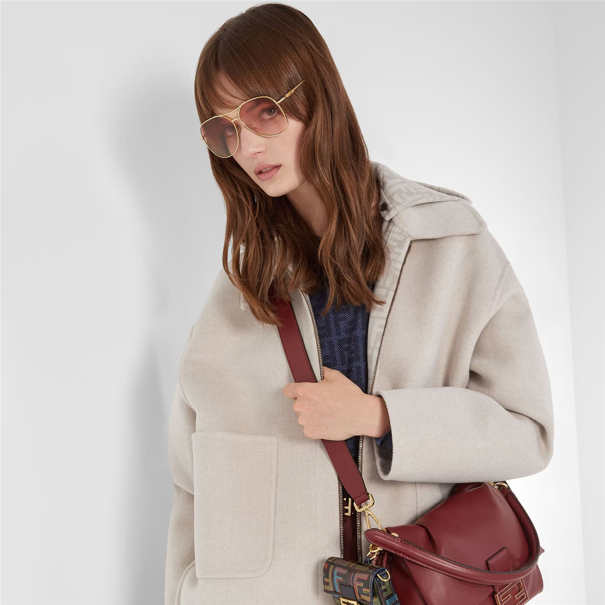 Fendi Fendigraphy FE 40200U 30Z Kadın Güneş Gözlüğü