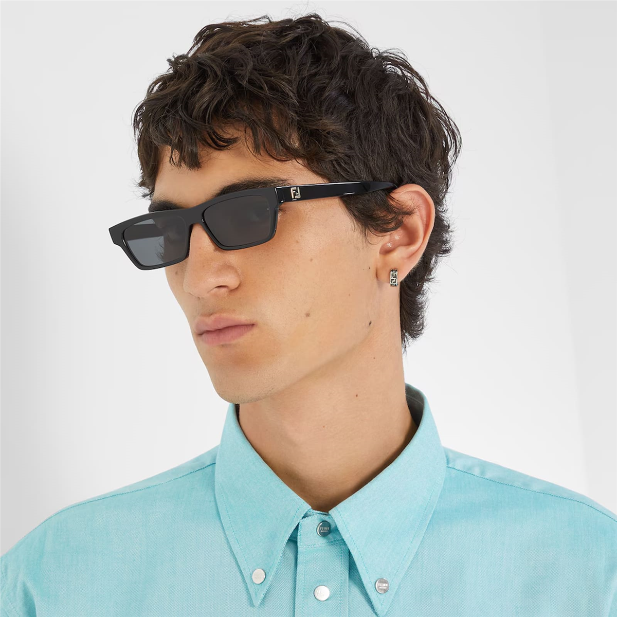 Fendi FF Squared FE 40199I 01A Erkek Güneş Gözlüğü