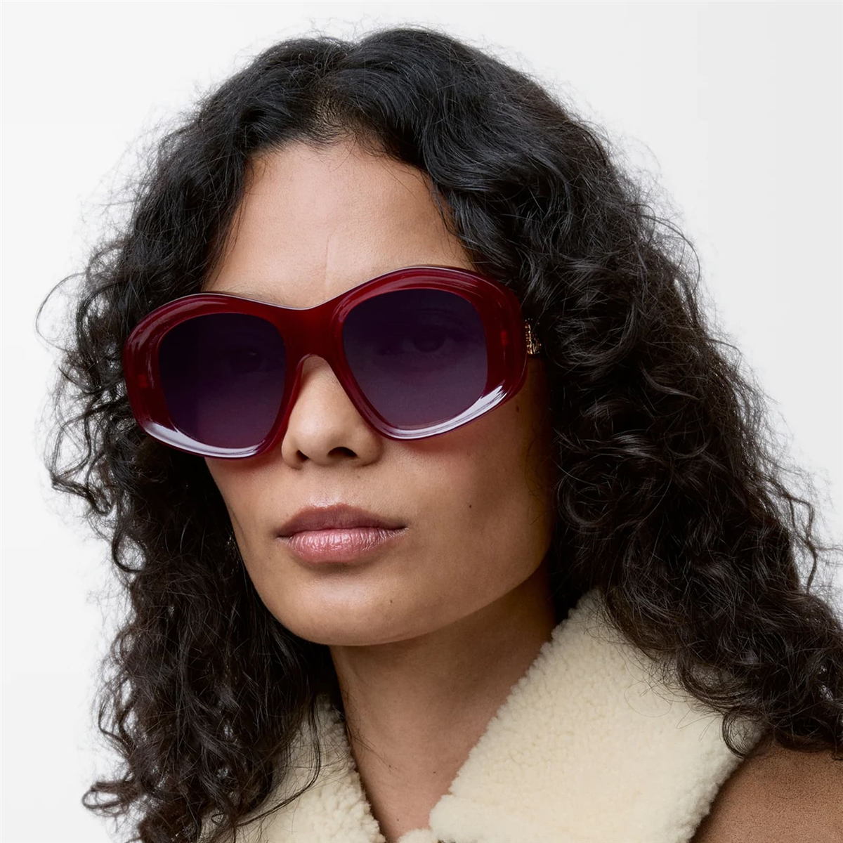 Loewe Beveled Pentagon LW 40181I 66Z Kadın Güneş Gözlüğü