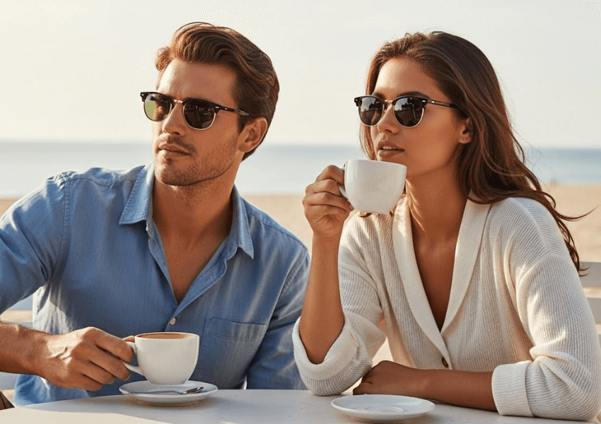 Unisex gözlük kullanımı