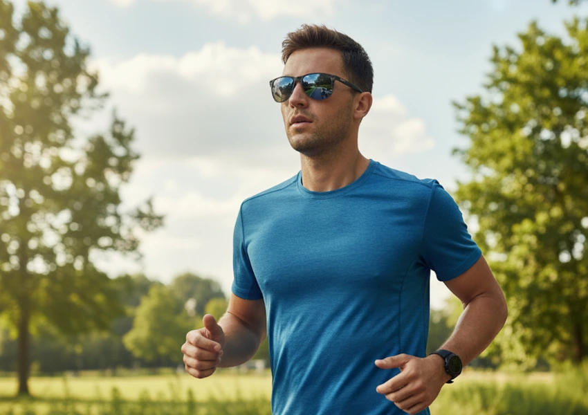 Spor kıyafetlere uygun gözlük