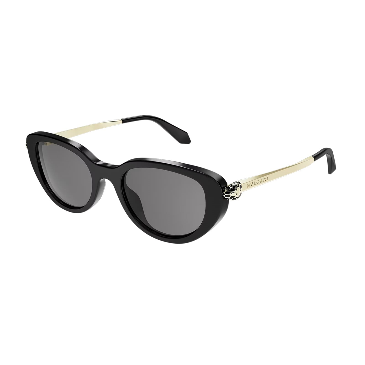 BVLGARI サングラス カメリア Bvlgari Serpenti Forever BV 40067I 01A Siyah Cat Eye Kadın Güneş