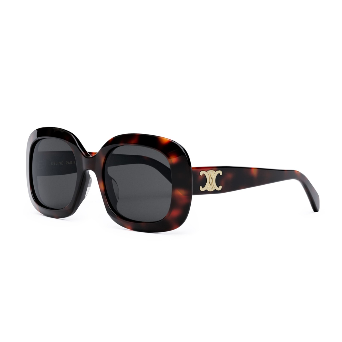 Celine Triomphe CL 40262U 52A Havana Geometrik Kadın Güneş Gözlüğü