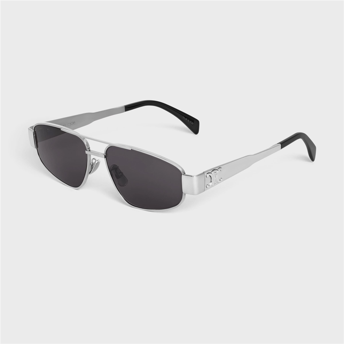 Celine Triomphe CL 40281U 16A Silver Pilot Erkek Güneş Gözlüğü