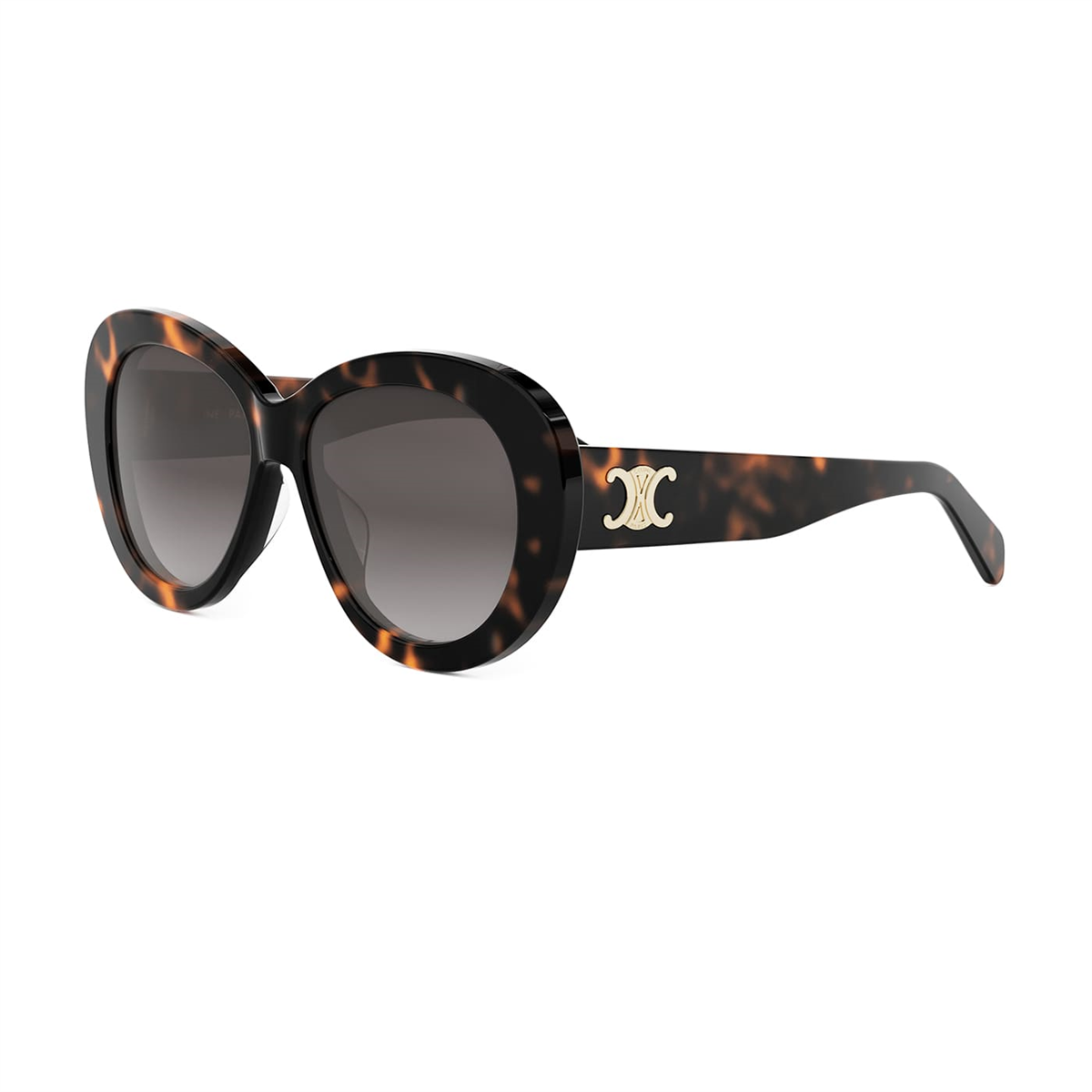 ◆CELINE  カフス　No.439 Celine Triomphe CL 40317U 52F Havana Kelebek Kadın Güneş Gözlüğü