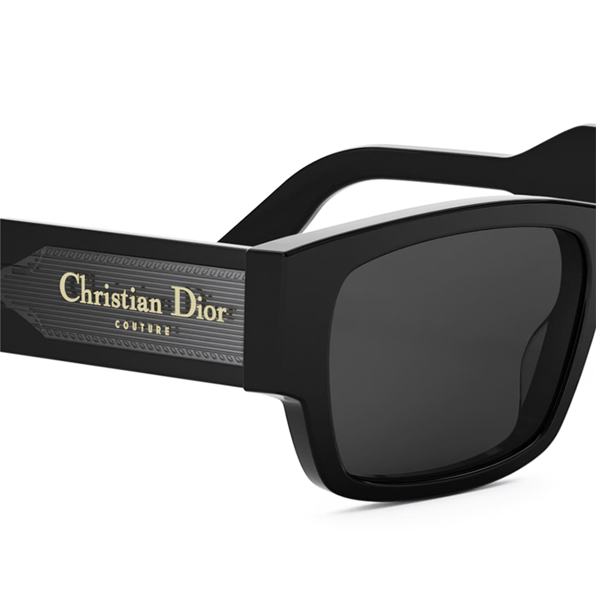 Dior C.Dior Label S1I 13A0 Dikdörtgen Siyah Erkek Güneş Gözlüğü
