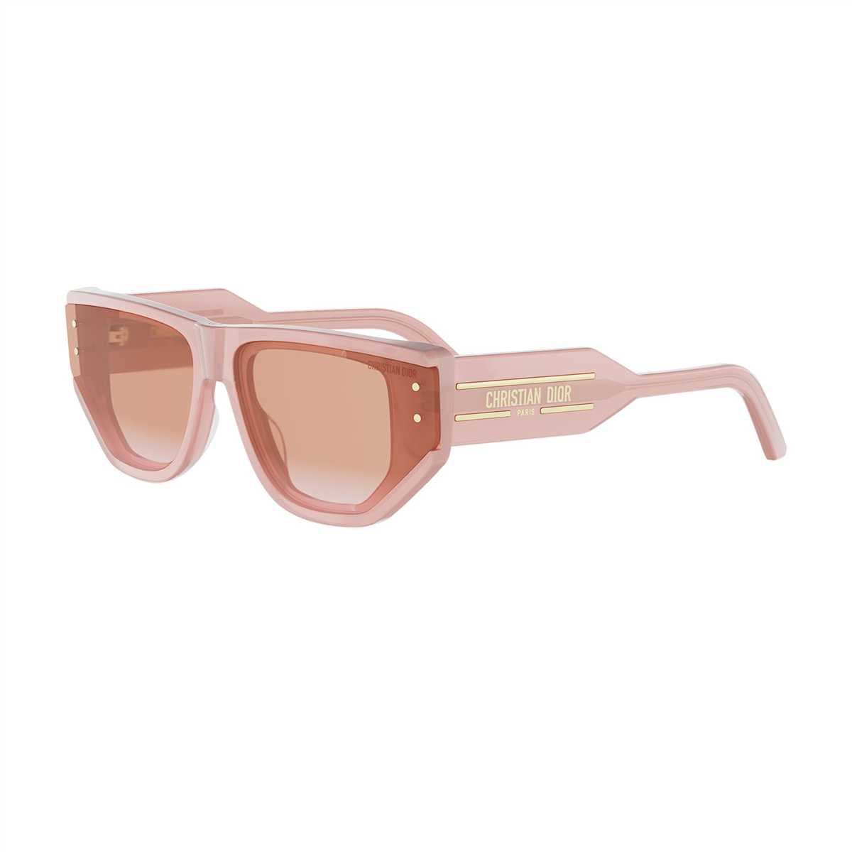 DIORSIGNATURE S15I 40L2 Geometrik Pembe Kadın Güneş Gözlüğü