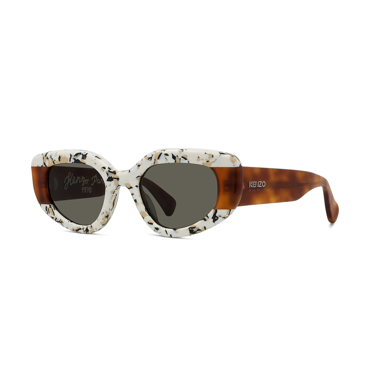 Kenzo 1970 Cat Eye Fildişi Kadın Güneş Gözlüğü | Brandeyes