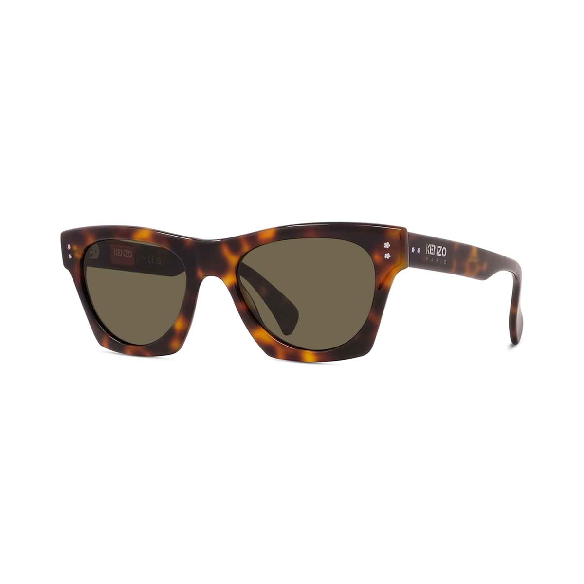 Kenzo Boke Flower Kelebek Havana Unisex Güneş Gözlüğü | Brandeyes