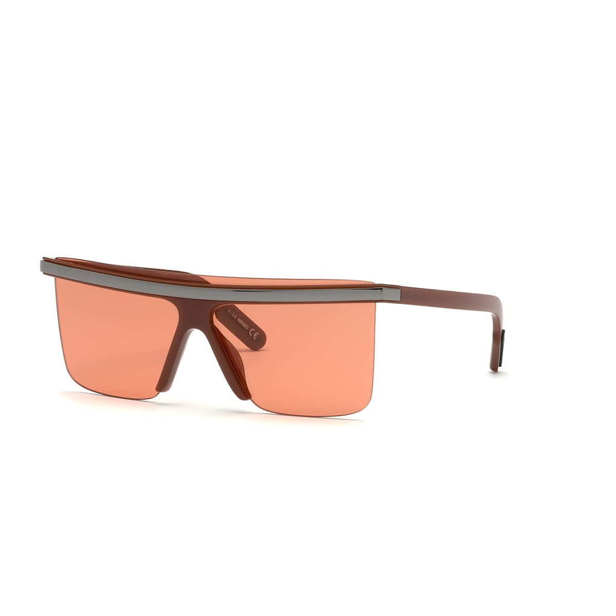 Kenzo KZ 40003I 48F Maske Bordo Unisex Güneş Gözlüğü | Brandeyes