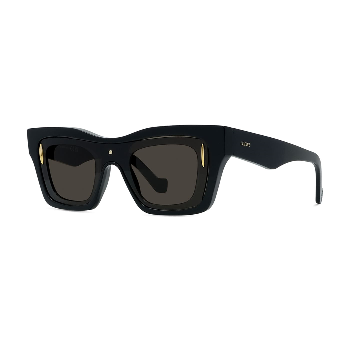 LOEWEセダン黒 Loewe Signature Cat Eye Siyah Erkek Güneş Gözlüğü | Brandeyes