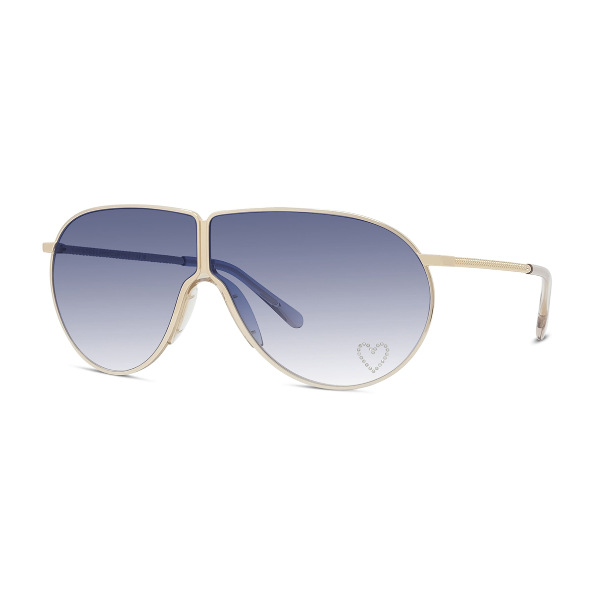 Stella McCartney Loveheart Metal Pilot Gold Kadın Güneş Gözlüğü