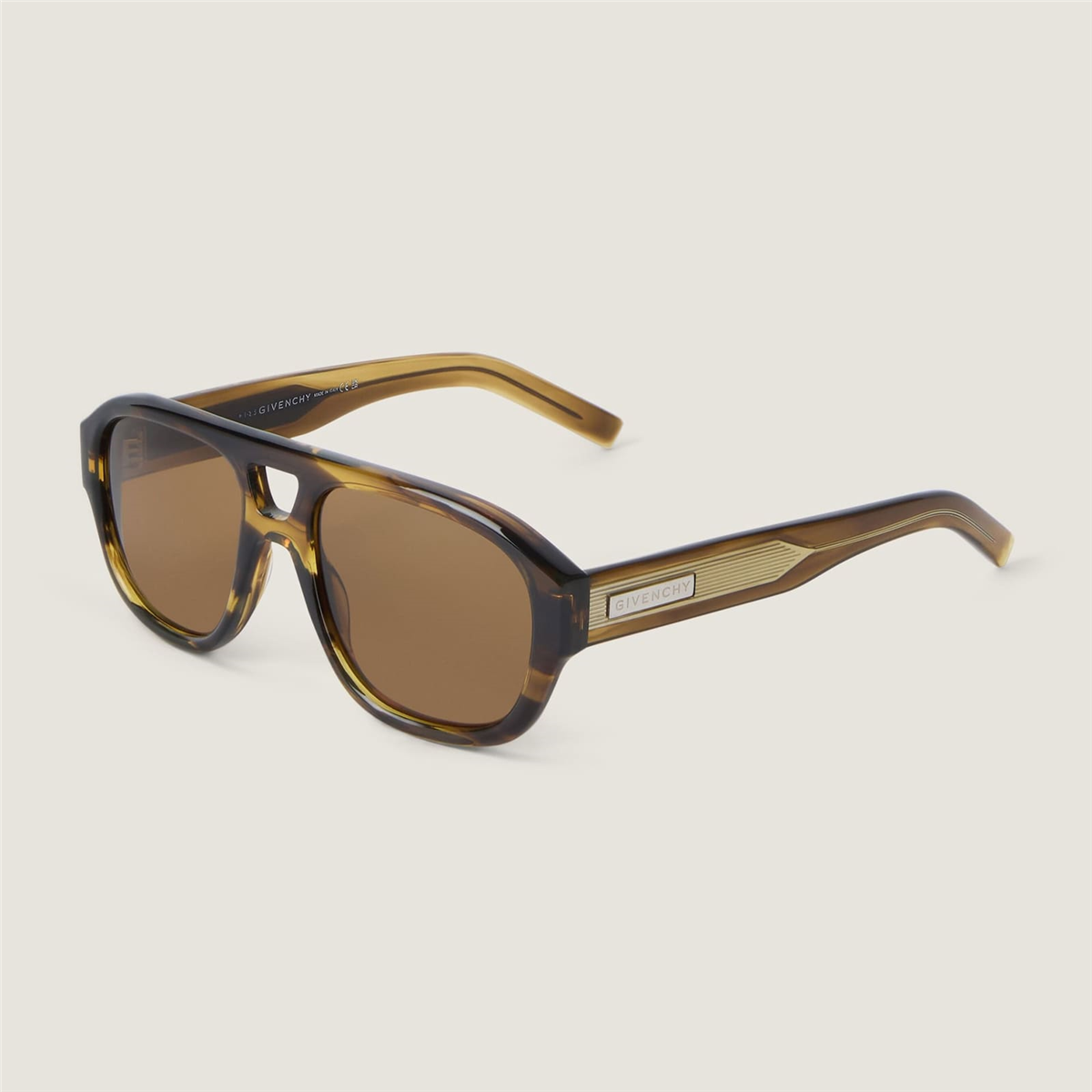 Givenchy Day GV 40137U 62J Havana Geometrik Erkek Güneş Gözlüğü