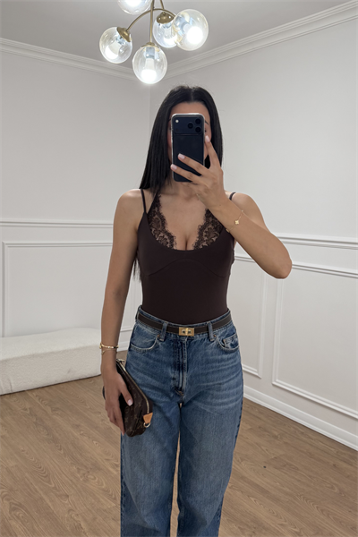 DANTEL DETAYLI BODYSUIT 