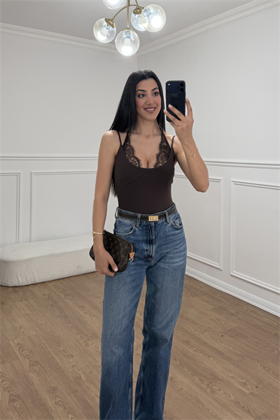DANTEL DETAYLI BODYSUIT 
