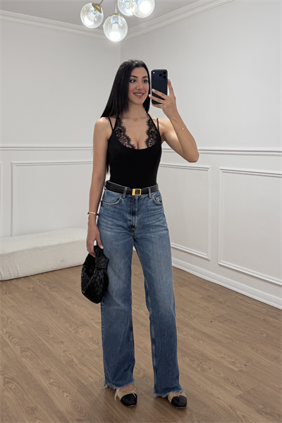 DANTEL DETAYLI BODYSUIT 