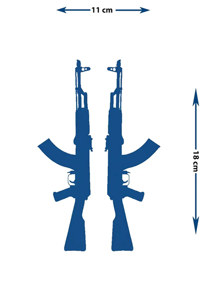 AK-47 Kol Dövmesi Bir Ay Kalıcı