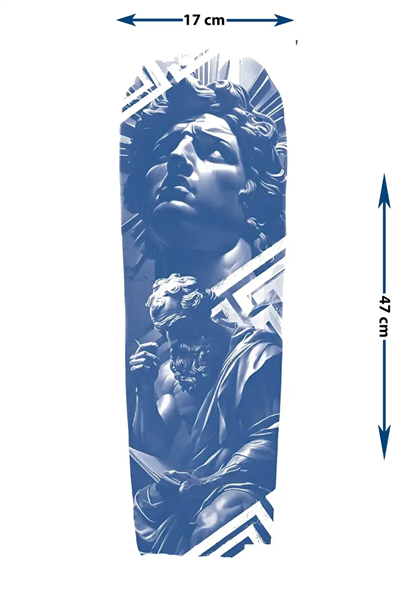 Antik Heykel ve Klasik Sanat Figürlü Tam Kol Kaplama Tattoo - Yarı Kalıcı / 1 Ay Kalıcı