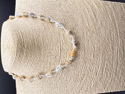 El Yapımı Renkli Deniz Kabuğu Kolye Gökkuşağı Choker Doğal Shell Bohem Kolye