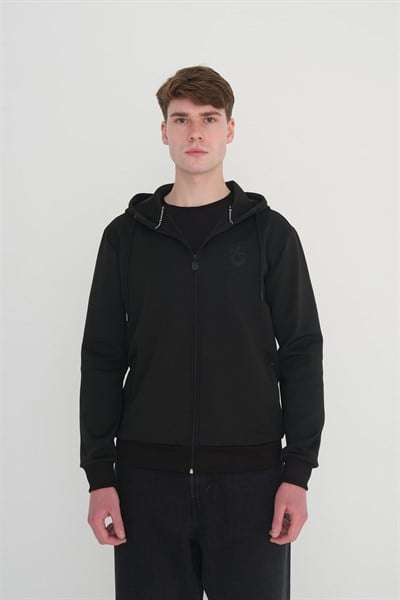 BLACK SWEAT KAPŞONLU