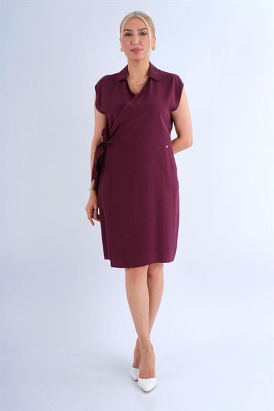 Explosion Günlük Giyim Elbise Mor