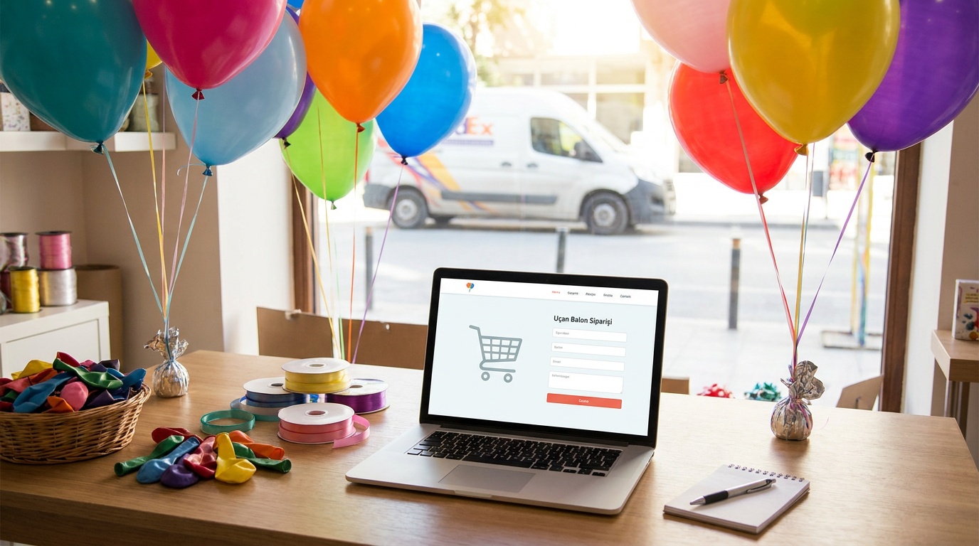 Uçan Balon,Parti Süslemesi,Doğum Günü