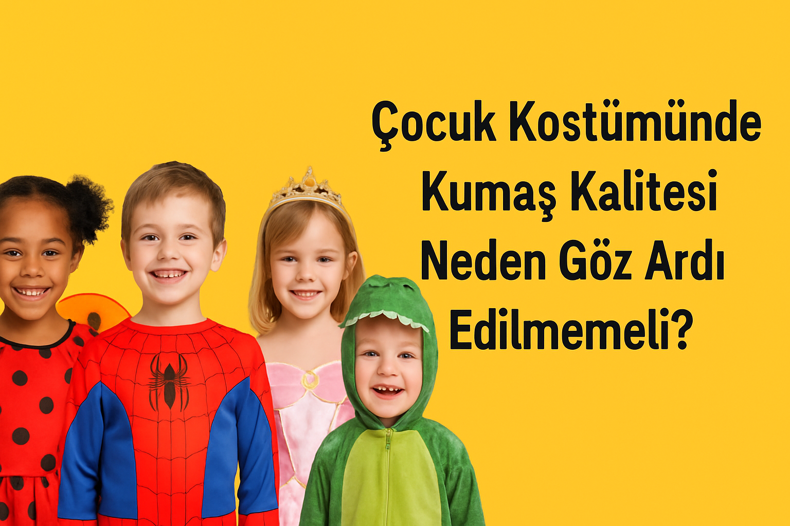 Çocuk Kostümünde Kumaş Kalitesi Neden Göz Ardı Edilmemeli?