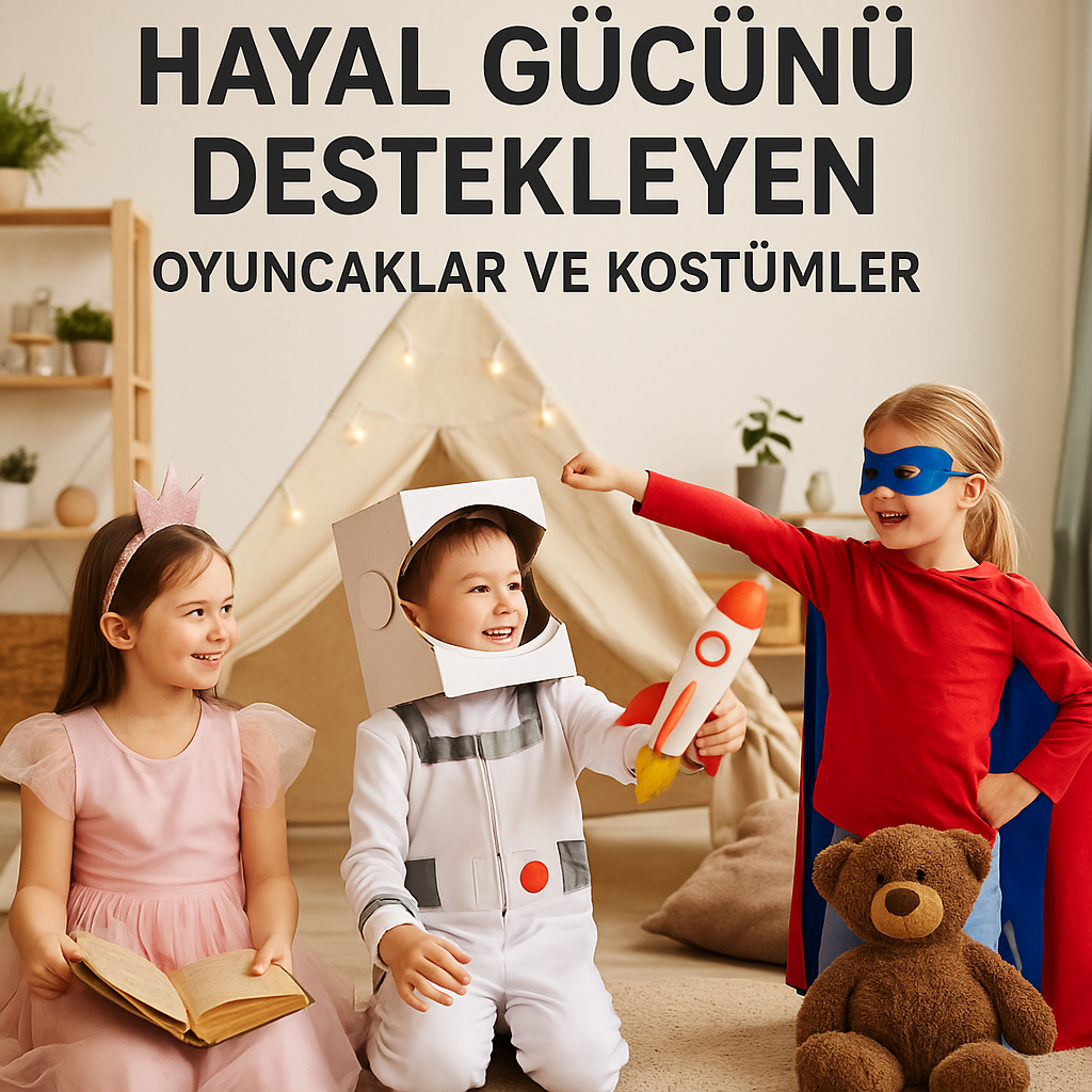 temalı oyuncak ve kostüm, yaratıcı çocuk oyunları, hayal gücü oyuncakları