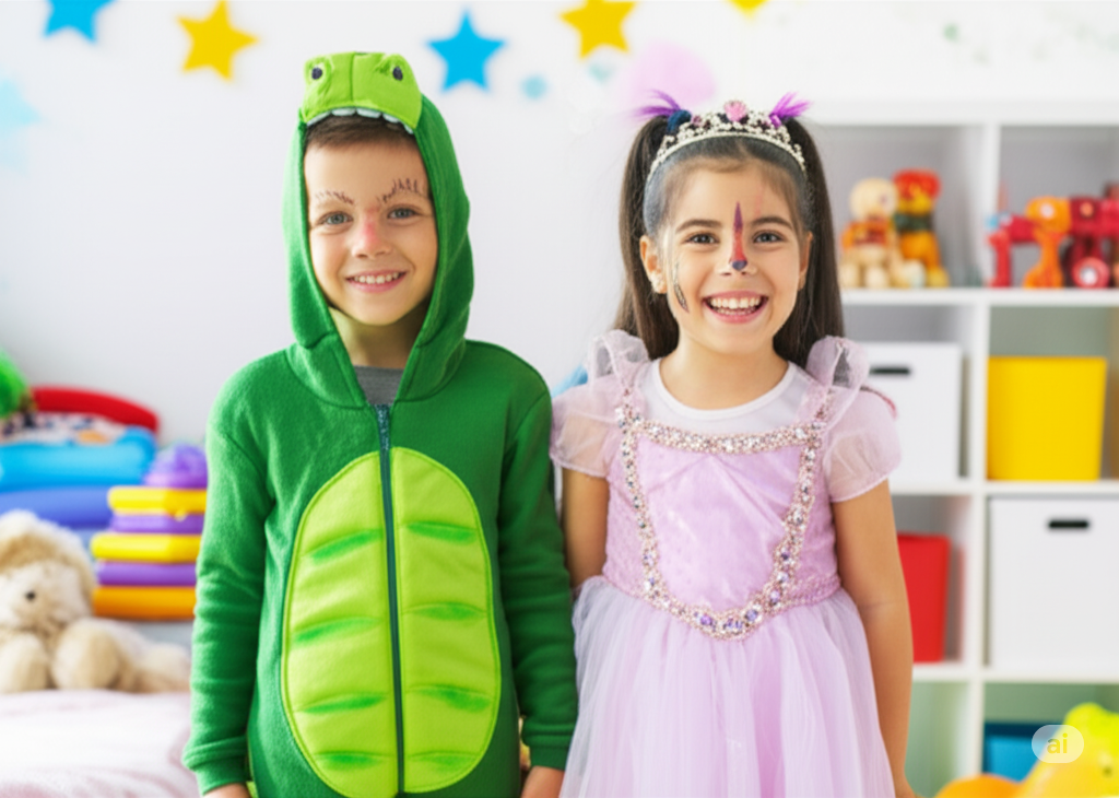 çocuk kostüm seçimi, çocukları dinlemek, hayal gücü kostüm, çocuk kostümleri, prenses kostümü, dinazor kostümü, çocuk gelişimi kostüm, gadgetkids kostüm