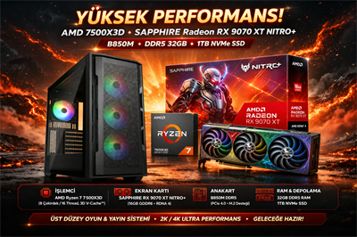 NORTSA PRO AMD 7500X3D-SAPPHIRE RADEON RX9070 XT NITRO+B850M DDR5-1TB-32GB