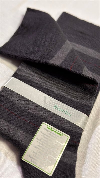 Erkek Bambu Çorap Premium Dikişsiz (Tekli)