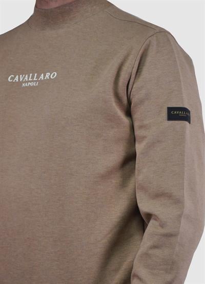 Cvllr Erkek Yarım Balıkçı Yaka Sweatshirt U007793 KREM