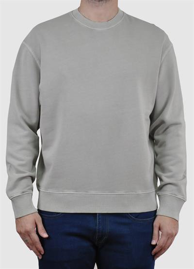 Gızzıt Erkek Yıkamalı Bisiklet Yaka Sweatshirt U007841 KREM