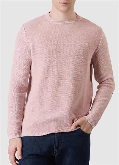 V2 Brand Made in Italy Erkek Bisiklet Yaka Kazak U007938 PEMBE