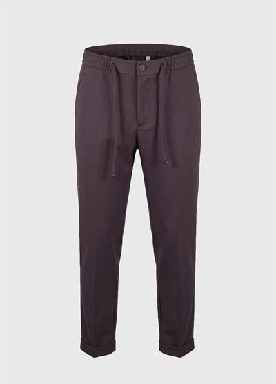 Vaganza Erkek Cepli Beli Lastik İpli Jogger Pantolon U008245 BORDO