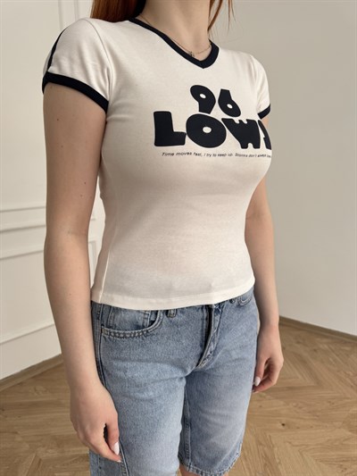 96 Lows Slim T-shirt Ekru