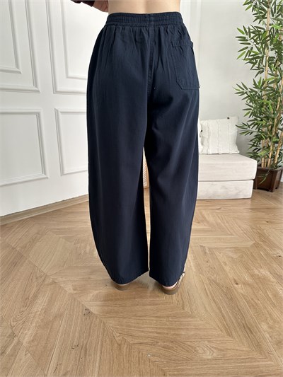 Balon Lastikli Pantolon Lacivert