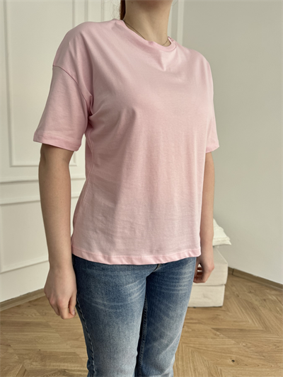 Basic Tişört Toz pembe