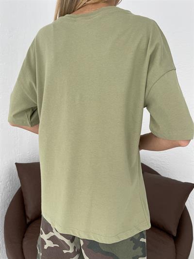 Basic Tişört Haki