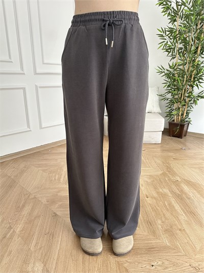 Beli İpli Relax Fit Eşofman Antrasit