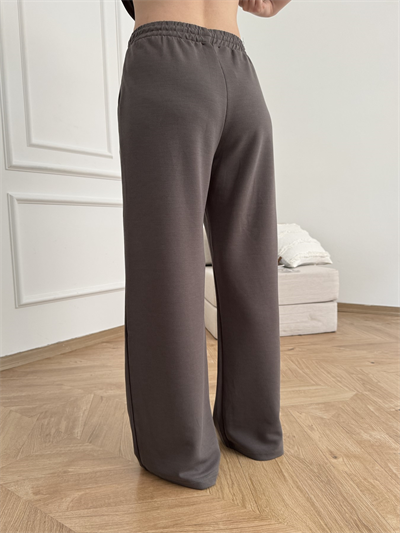 Beli İpli Relax Fit Eşofman Kömür