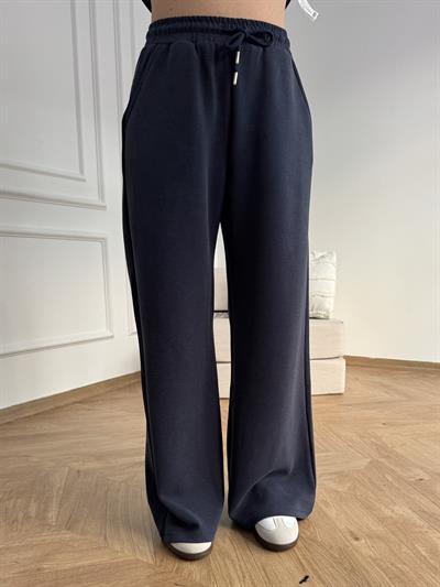 Beli İpli Relax Fit Eşofman Lacivert