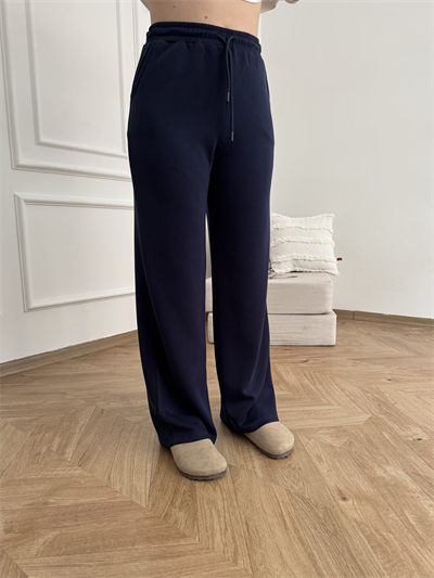 Beli Lastikli Relax Fit Eşofman Altı Lacivert